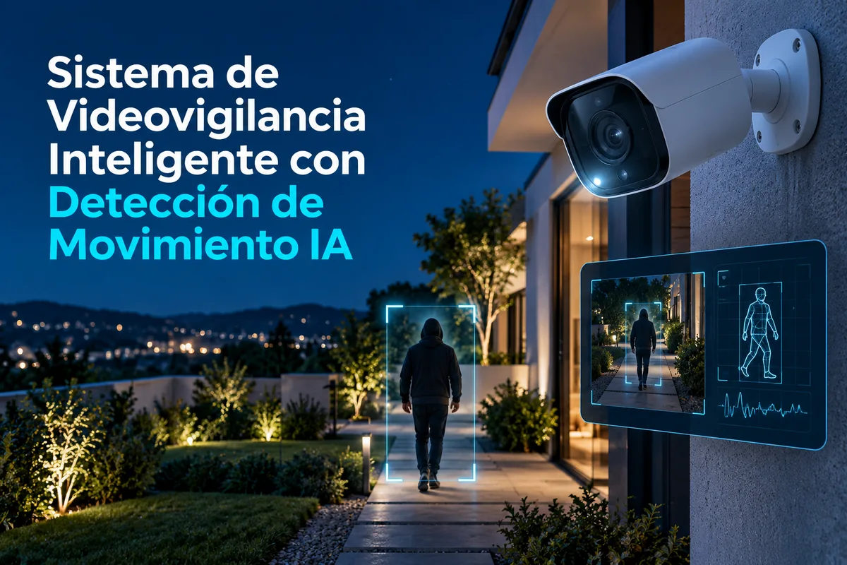 Portada ilustrada sobre detección de movimiento con IA.