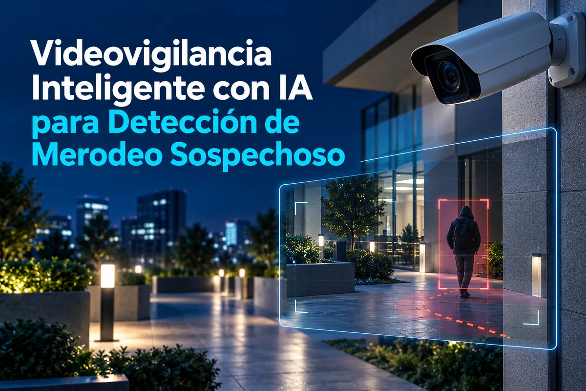 Portada ilustrada sobre detección de merodeo con IA.