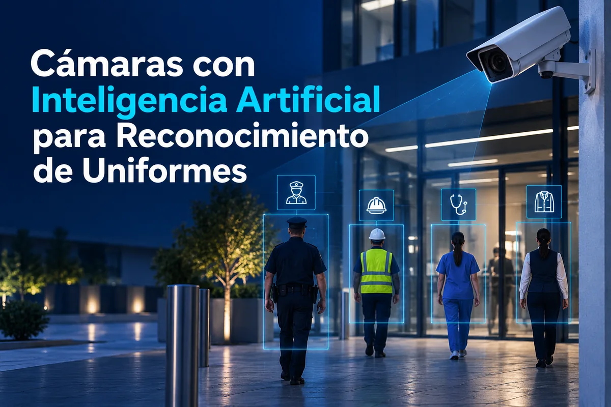 Portada ilustrada sobre reconocimiento de uniformes con IA.