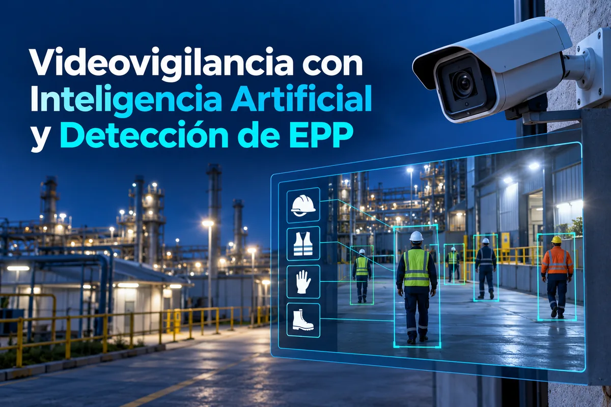Portada ilustrada sobre detección de EPP con IA.