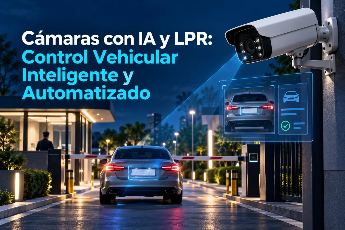 Portada ilustrada sobre control vehicular con LPR.