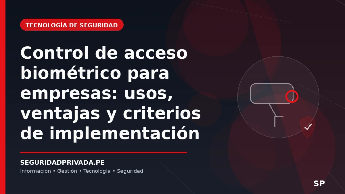 Control de Acceso Biométrico: Seguridad y Control Total Control de Acceso Biométrico para Empresas