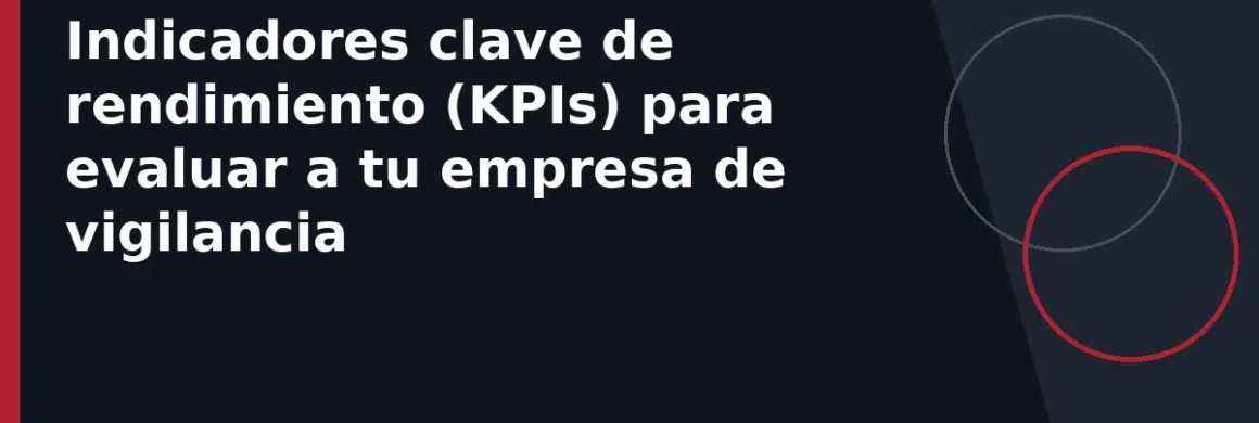 Indicadores clave de rendimiento (KPIs) para evaluar a tu empresa de vigilancia