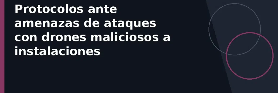 Protocolos ante amenazas de ataques con drones maliciosos a instalaciones