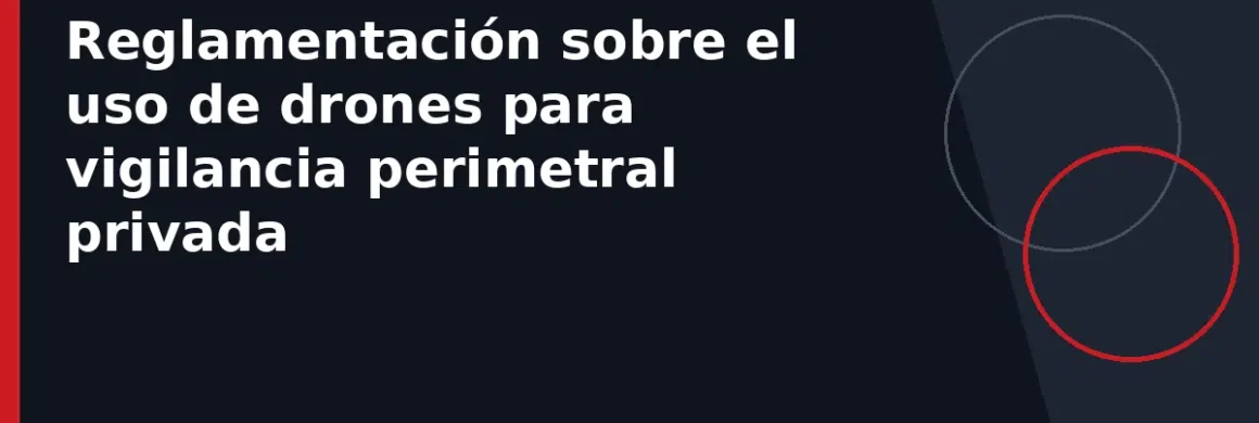 Reglamentación sobre el uso de drones para vigilancia perimetral privada