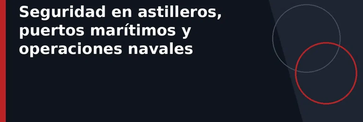 Seguridad en astilleros, puertos marítimos y operaciones navales