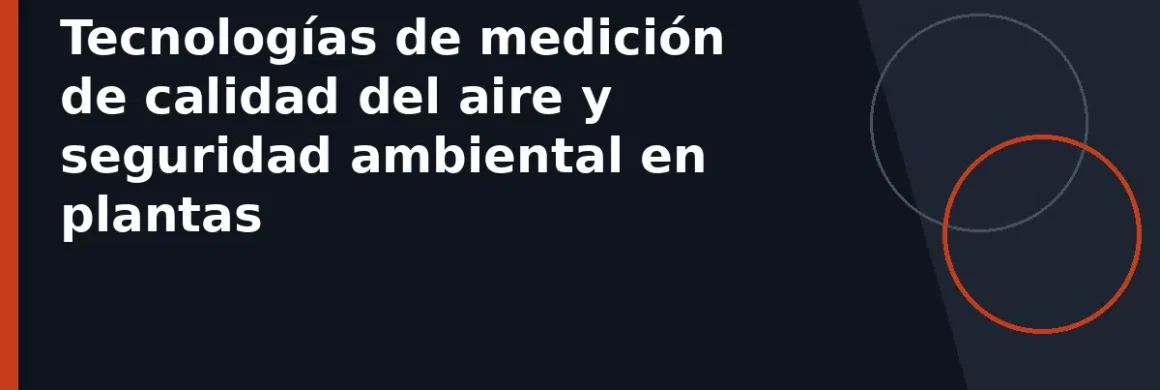 Tecnologías de medición de calidad del aire y seguridad ambiental en plantas